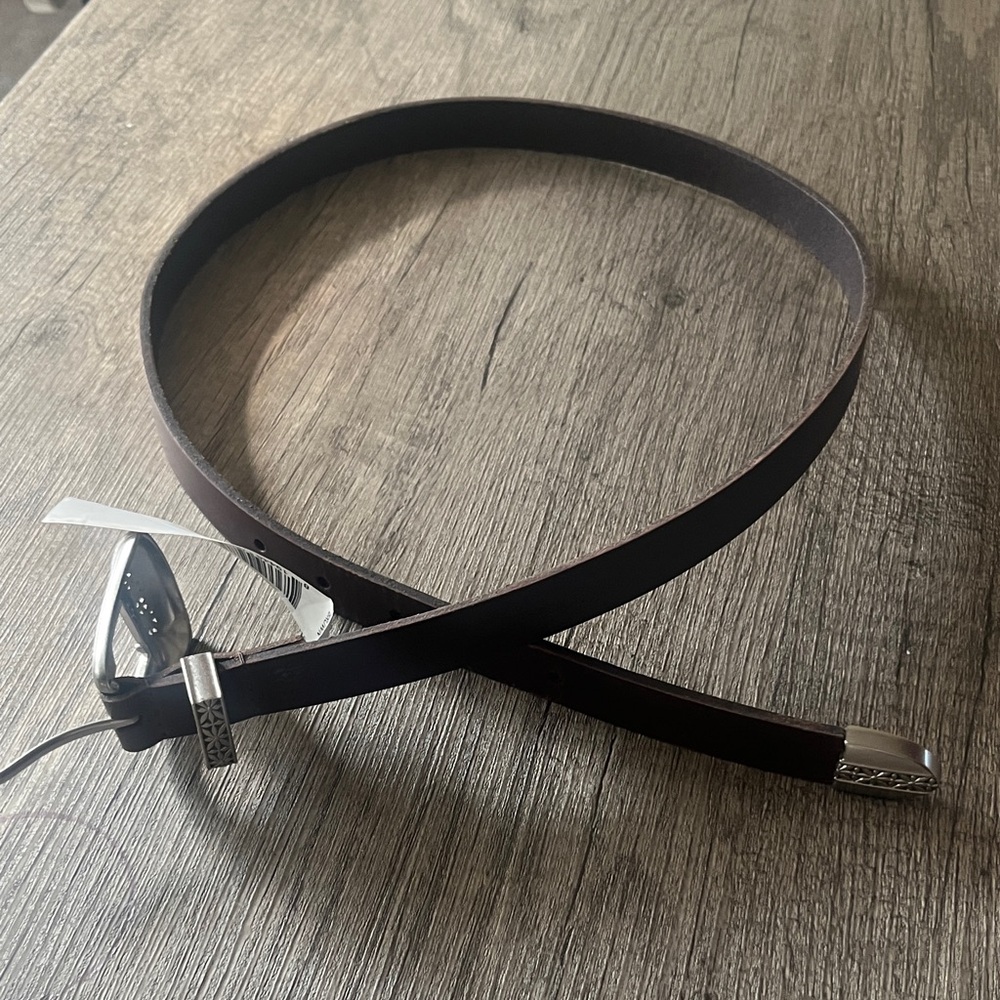 Men's Brown Leather Belt